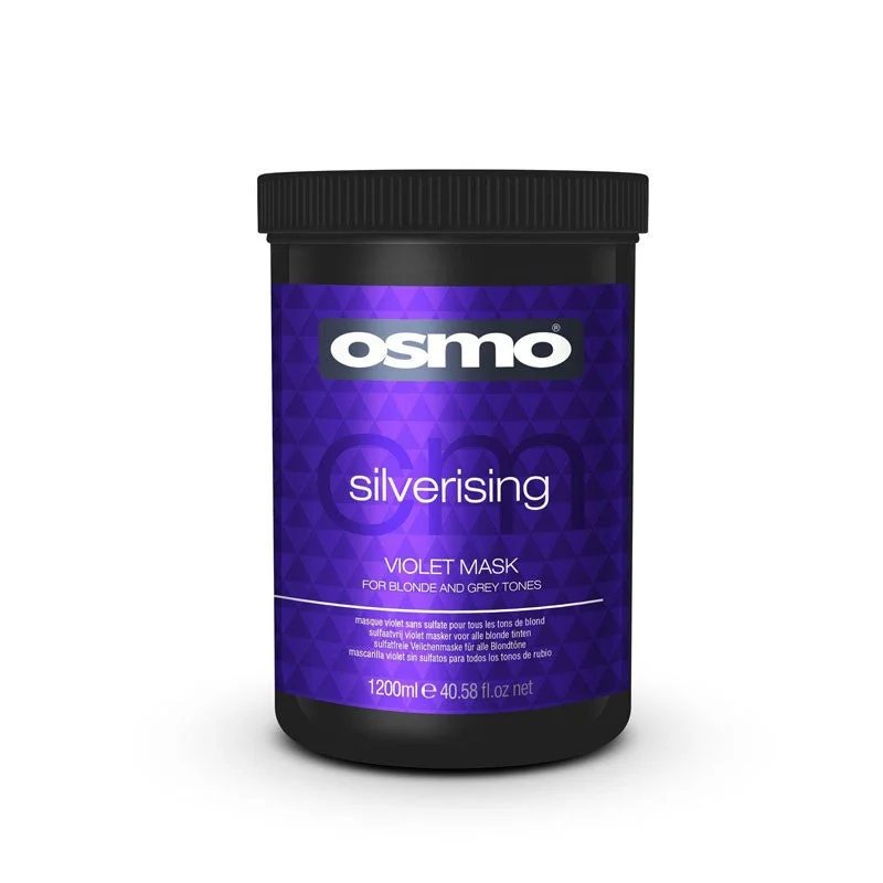 Natural hair care for sleek waves-Osmo NEW Silverising Violet Mask  1200ml