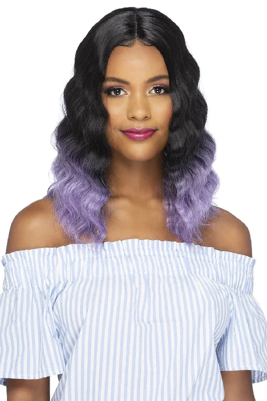 Synthetic wigs with royal blue-Vivica A Fox Ossia