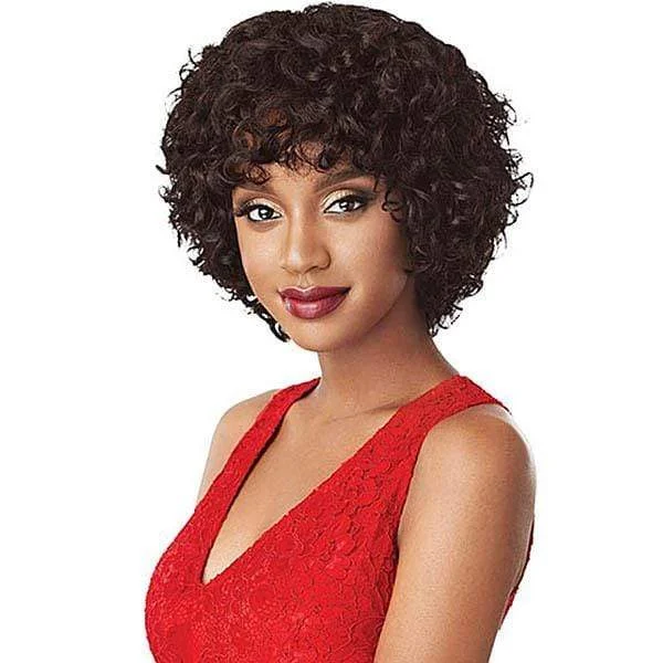 real person hair ring email twist-Outre Fab & Fly 100% Human Hair Full Cap Wig - LORENE