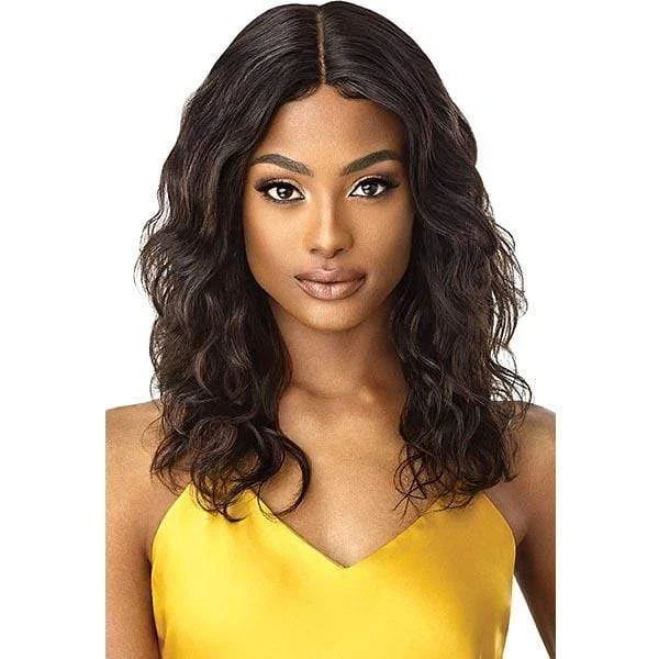 real person hair ring elegant craft-Outre Mytresses Gold Label 100% Human Hair Lace Front Wig - NATURAL BODY 20-22"