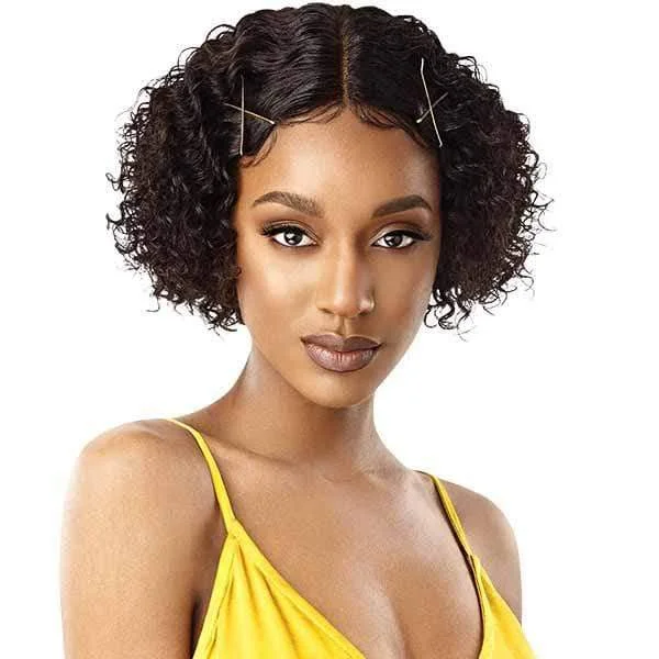 real person hair ring newsletter weave-Outre Mytresses Gold Label 100% Human Hair Lace Front Wig - NATURAL BOHO LAYER BOB