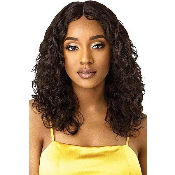 real person hair ring voucher twist-Outre Mytresses Gold Label 100% Human Hair Lace Front Wig - NATURAL CURLY 20-22"