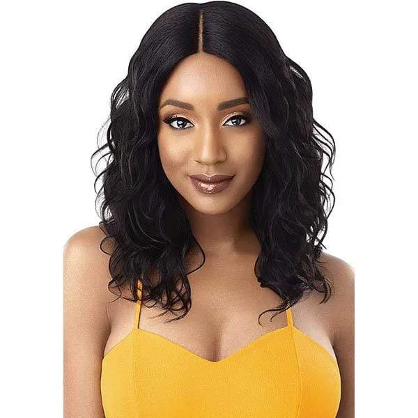 real person hair ring inspiration pattern-Outre The Daily Wig 100% Human Hair Wig - CURLY 20