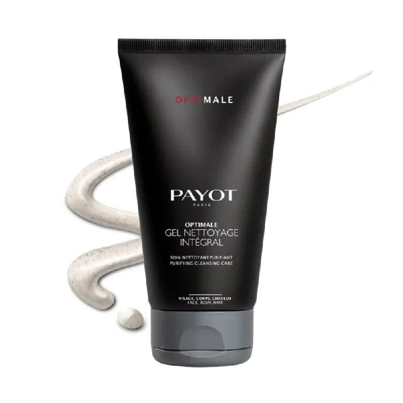 Moisturizing lotion-Payot Optimale Men's Purifying Cleansing Care Face & Body & Hair 200ml