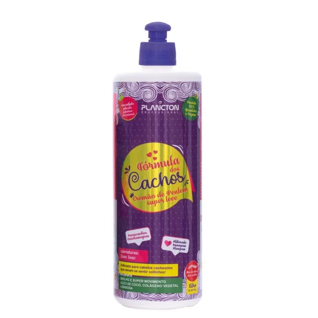 Macadamia oil-Plancton Professional Fórmula dos Cachos Cream 1L / 33.81 fl oz