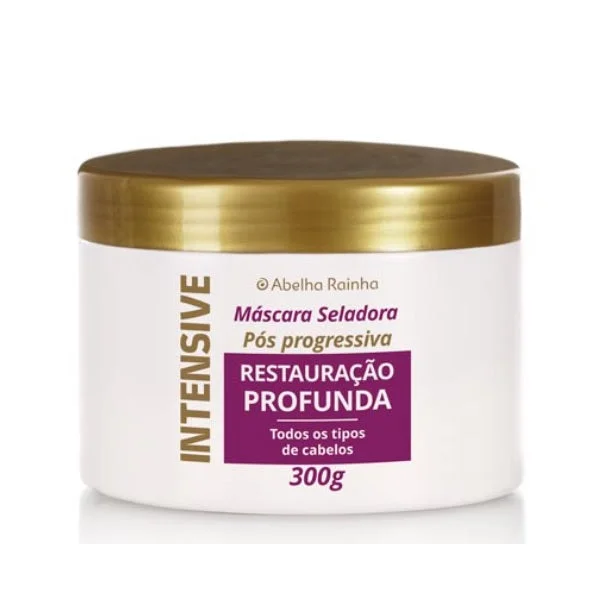 Best hair care for hair toughness-Post Progressive Treatment Intensive Deep Restore Hair Mask 300g - Abelha Rainha