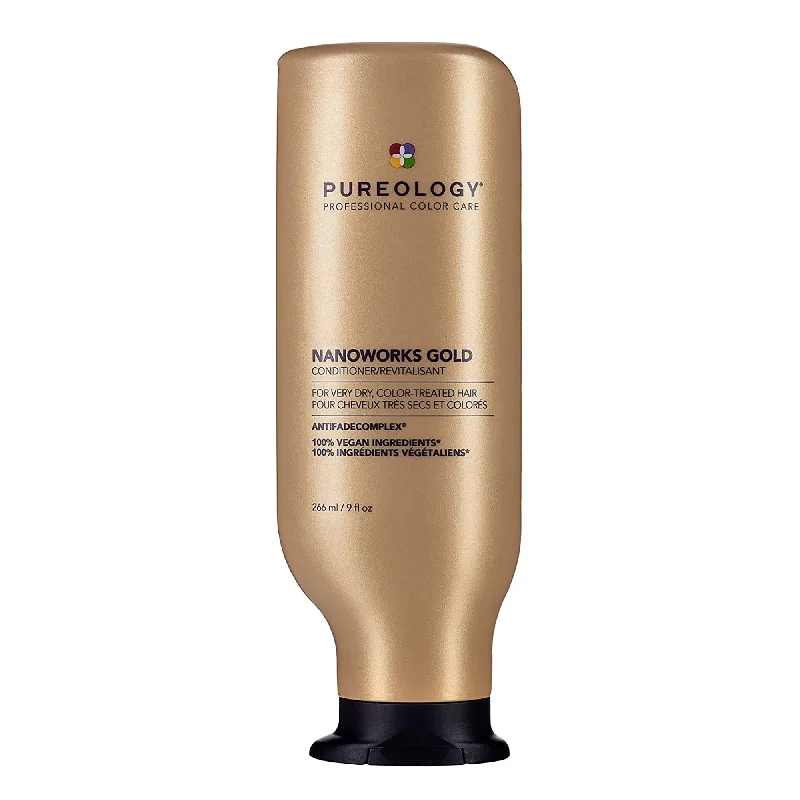 Organic hair care for hair sleekness-Pureology Nanoworks Gold Conditioner