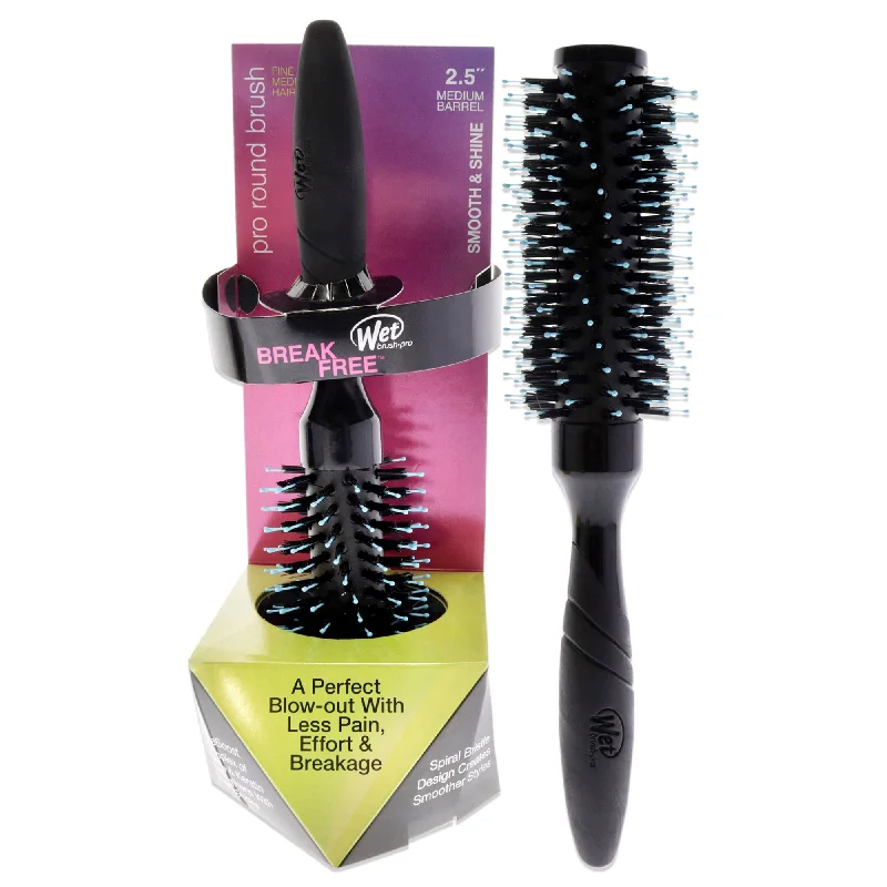 Wet Brush Pro Smooth and Shine Round Brush - Fine-Medium Hair by Wet Brush for Unisex - 2.5 Inch Hair Brush