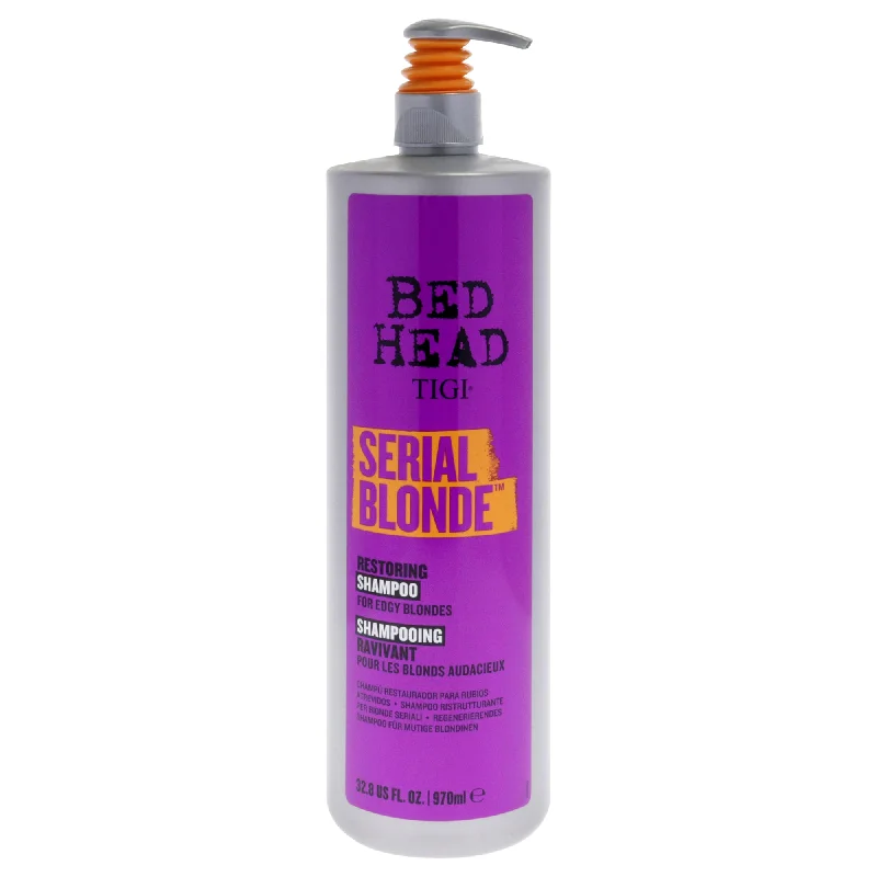 Luster mist-Tigi Bed Head Serial Blonde Shampoo by TIGI for Unisex - 32.8 oz Shampoo