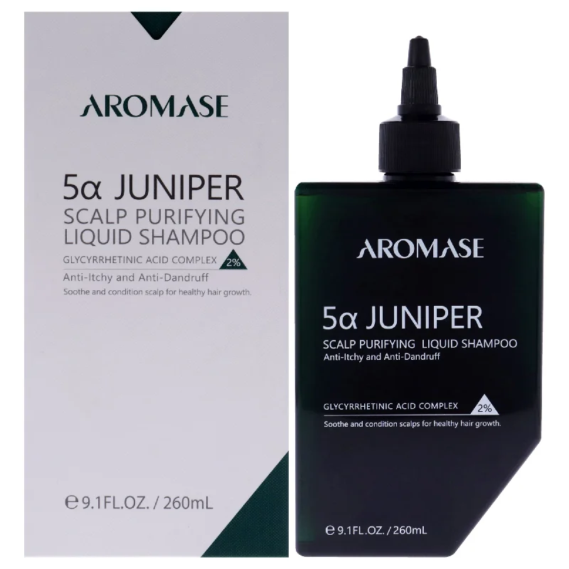 Reviving serum-Aromase 5a Juniper Scalp Purifying Liquid Shampoo by Aromase for Unisex - 9.1 oz Shampoo