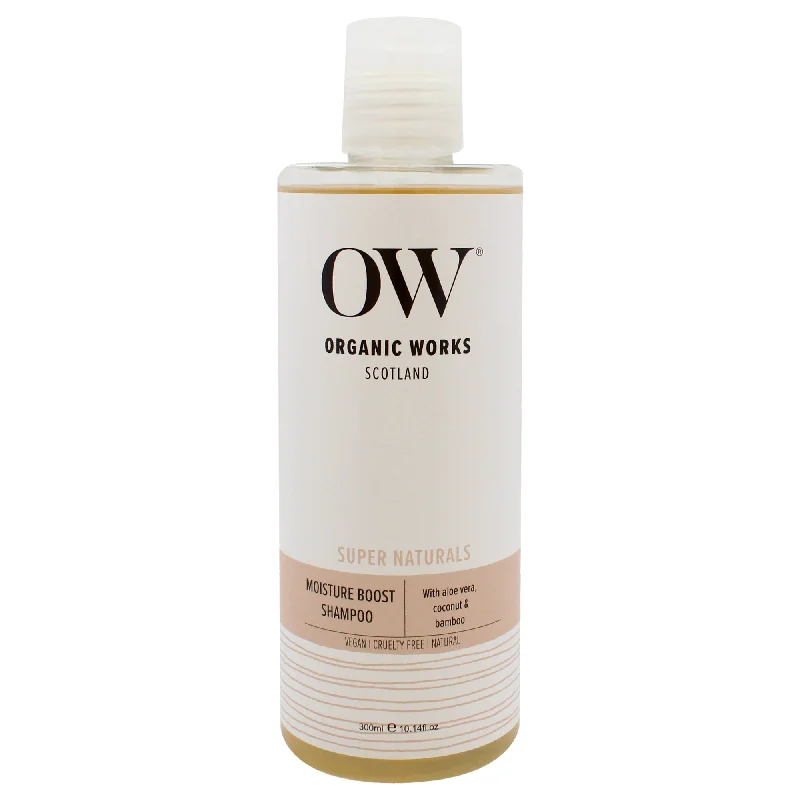 Scalp harmonizing lotion-Organic Works Super Naturals Moisture Boost Shampoo by Organic Works for Unisex - 10.14 oz Shampoo