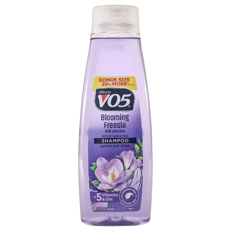 Curl refining gel-Alberto VO5 Moisturizing Blooming Freesia Shampoo by Alberto VO5 for Unisex - 15 oz Shampoo