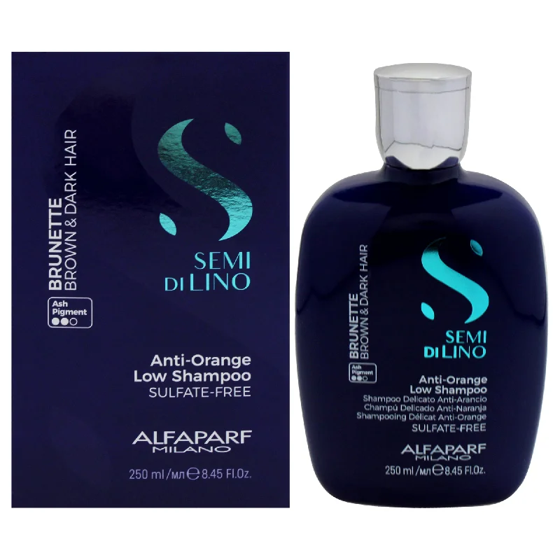 Styling spray-Alfaparf Milano Semi Di Lino Brunette Anti-Orange Low Shampoo by Alfaparf Milano for Unisex - 8.45 oz Shampoo