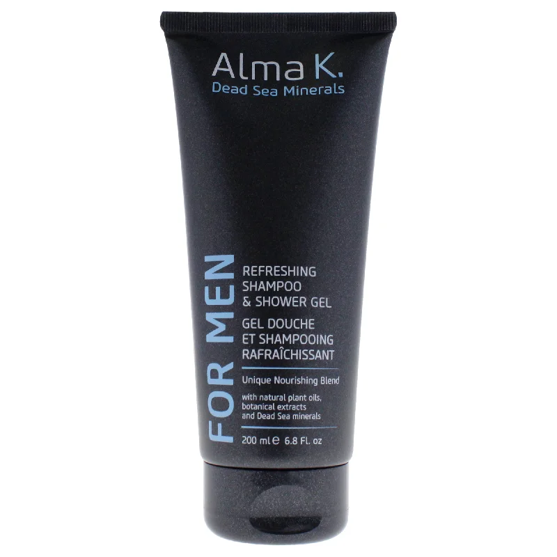 Breakage calming lotion-Alma K Refreshing Shampoo and Shower Gel by Alma K for Men - 6.8 oz Shampoo