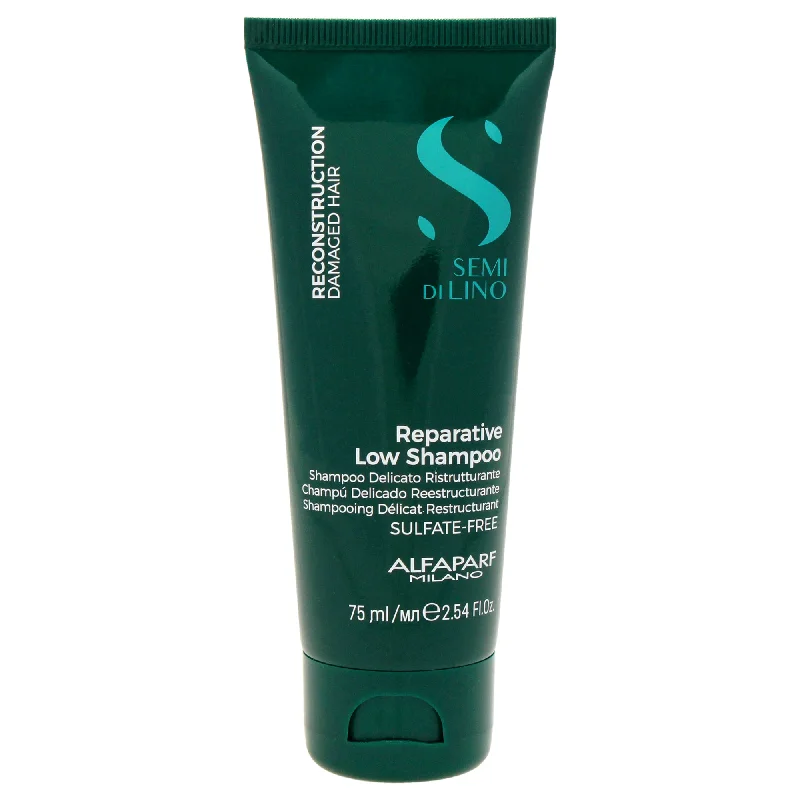 Curl extending cream-Alfaparf Milano Semi Di Lino Reconstruction Reparative Low Shampoo by Alfaparf Milano for Unisex - 2.54 oz Shampoo