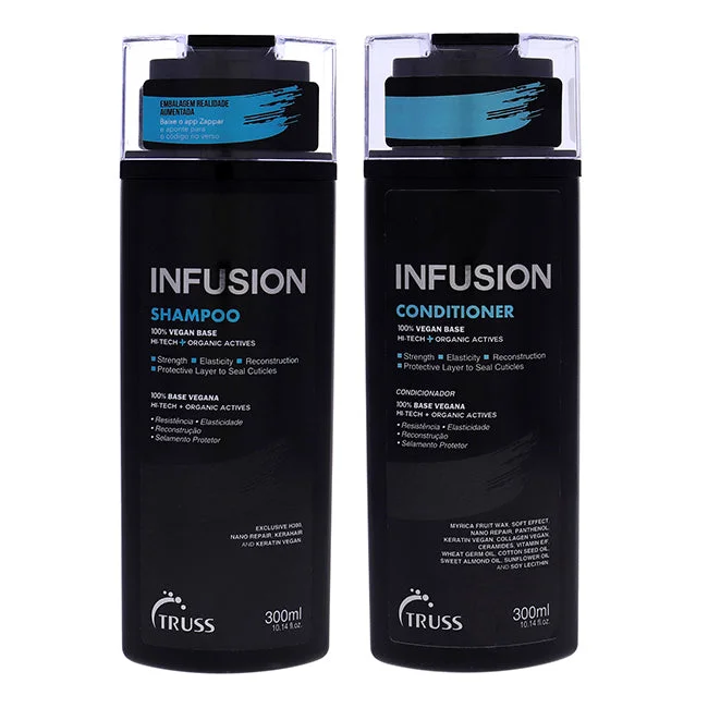 Scalp clarifying lotion-Truss Infusion Shampoo and Conditioner Kit by Truss for Unisex - 2 Pc Kit 10.14 oz Shampoo, 10.14 oz Conditioner