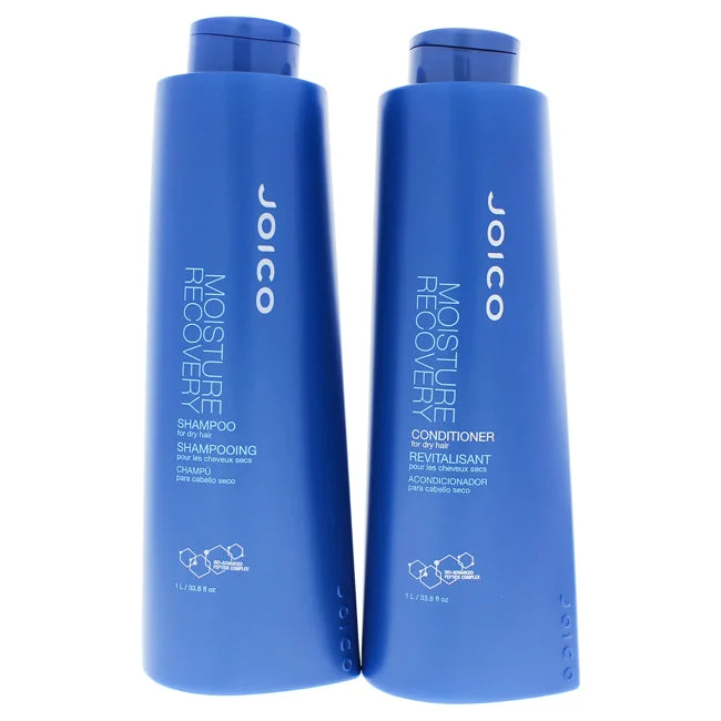 Curl boosting lotion-Joico Moisture Recovery Kit by Joico for Unisex - 2 Pc Kit 33.8 oz Shampoo, 33.8 oz Conditioner