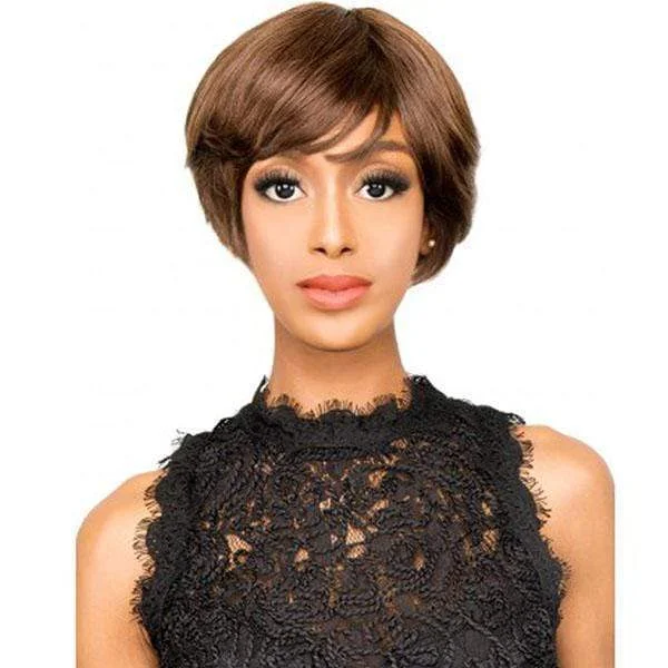 real person hair ring elaborate twist-R&B Collection 100% Natural Human Hair Wig - HH-10A