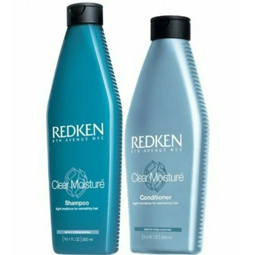 Curl enhancing cream-Redken Clear Moisture Shampoo 10.1 oz and Conditioner 8.5 oz duo