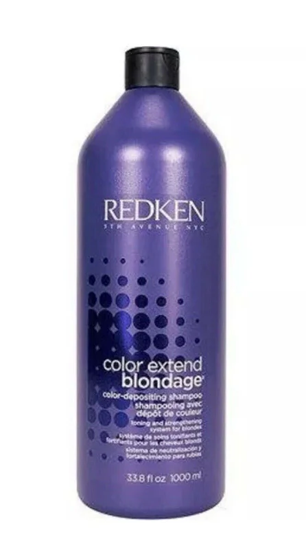 Volume lotion-Redken Color Extend Blondage Color Depositing Purple Shampoo 33 oz