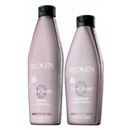 Shaping wax-Redken Time Reset Shampoo and Conditioner Duo 10.1-8.5 oz