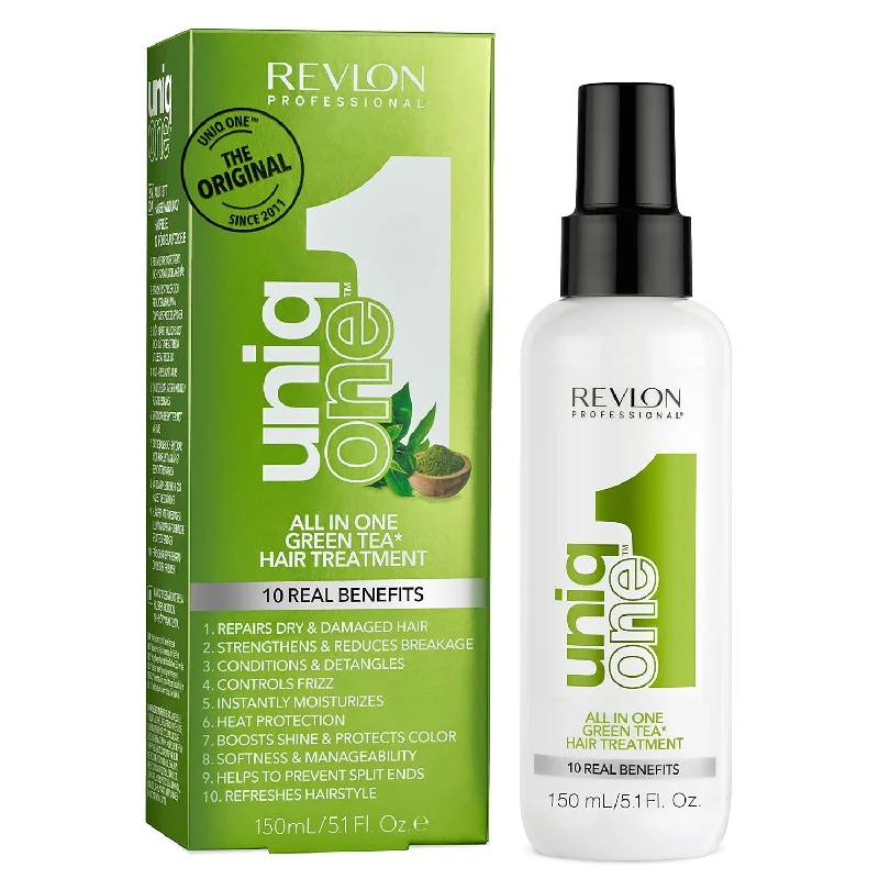 Curl amplifying mist-Revlon Uniq One Green Tea Hair Treatment 5.1 oz