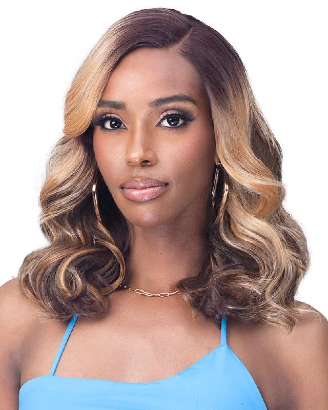 Synthetic wigs with flared texture-Rosie | Lace Front Synthetic Wig by Bobbi Boss