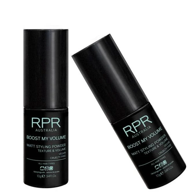 Edge calming lotion-RPR Boost My Volume Matt Styling Powder Texture and Volume Hair Styling 10g x 2