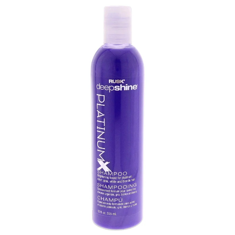 Fixing lotion-Rusk Deepshine PlatinumX Shampoo 12 oz