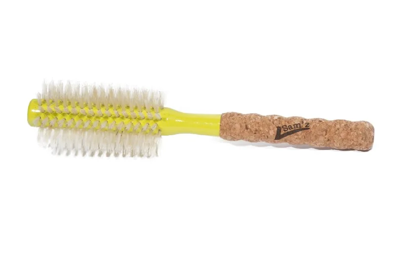 Sam'z Pro Round Brush - Boar & Nylon Bristles - 0.75"