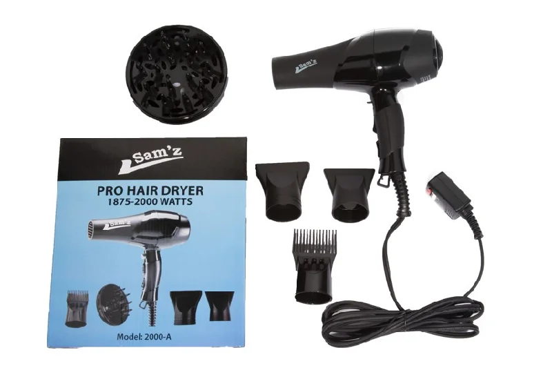 Sam'z Professional Hair Dryer in Black