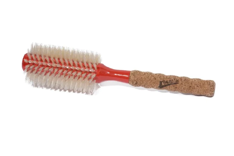 Sam'z Pro Round Brush - Boar & Nylon Bristles - 1"