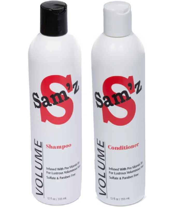 Shine lotion-Sam'z Volume Shampoo & Conditioner Package 12 oz. each