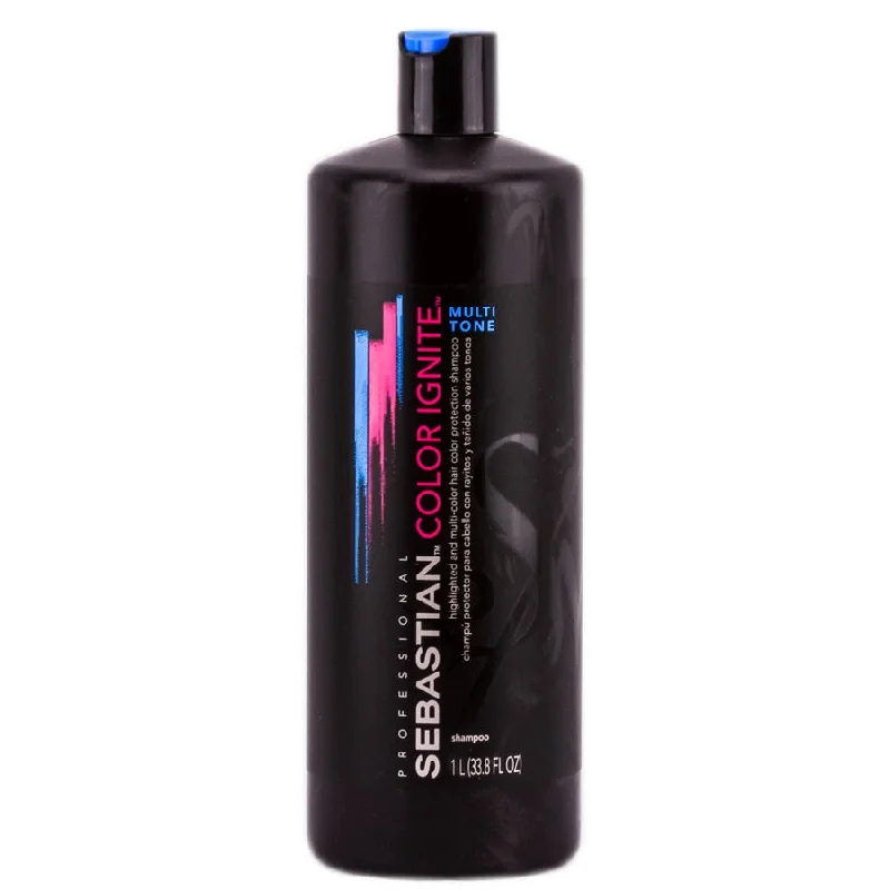 Curl boosting spray-Sebastian Color Ignite Multi Tone Shampoo (33.8 oz / liter)