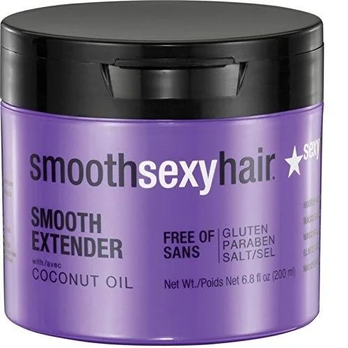 Breakage reducing balm-Sexy Hair Smooth Extender Coconut Oil Masque 6.8 oz