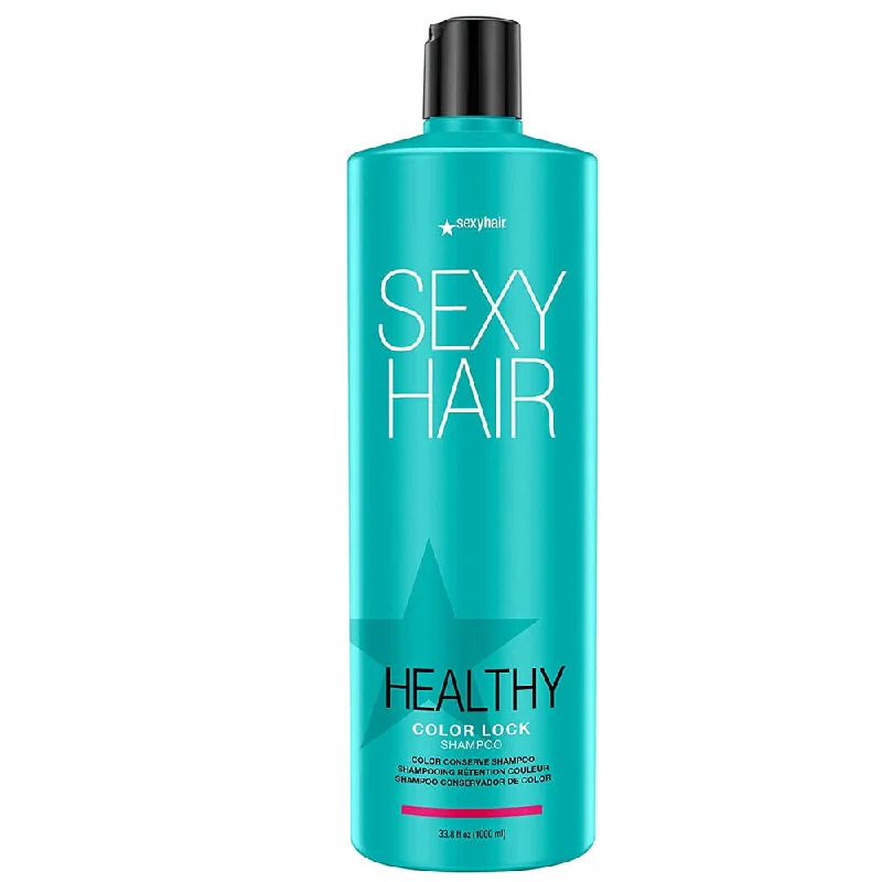 Scalp refining shampoo-Sexy Hair Healthy Color Lock Color Conserve Shampoo 33.8 oz