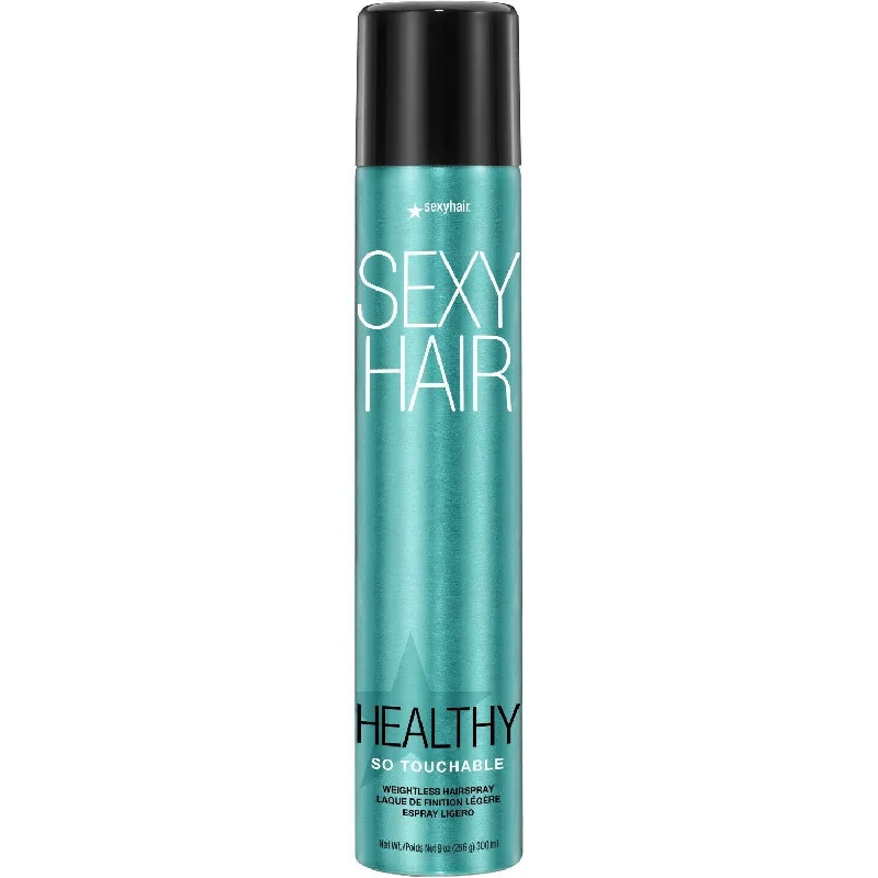 Curl soothing mist-SexyHair Healthy So Touchable Weightless Hairspray, 9 Oz