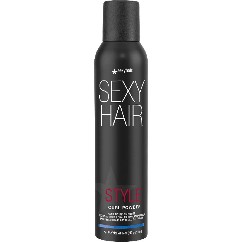 SexyHair Style Curl Power Curl Bounce Mousse, 8.5 Oz