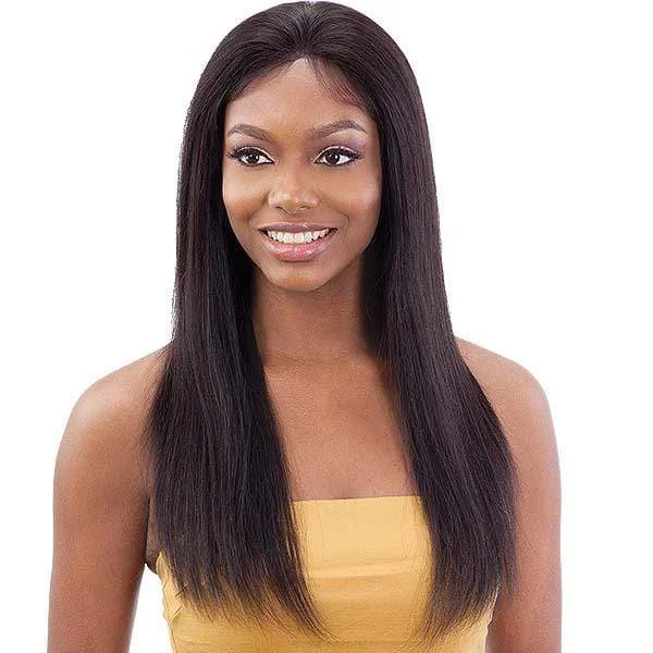 real person hair ring return weave-Shake N Go Girlfriend 100% Virgin Human Hair Lace Frontal Wig - GF S22