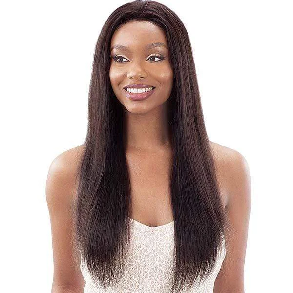 real person hair ring insured weave-Shake N Go Girlfriend 100% Virgin Human Hair Lace Frontal Wig - GF S24