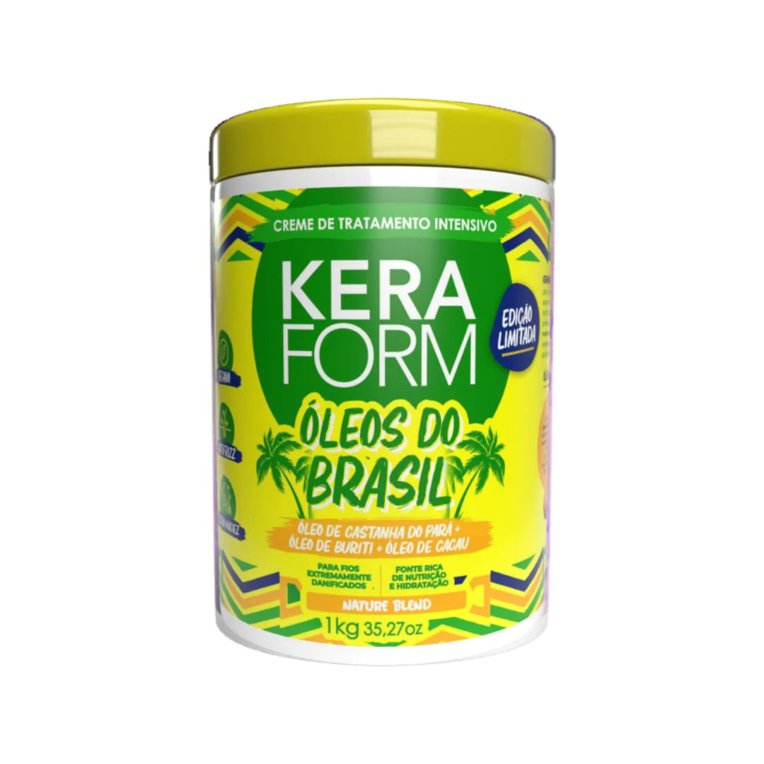 Sun protection spray-Skafe Keraform Óleos do Brasil Treatment Cream 1Kg / 35.27 fl oz