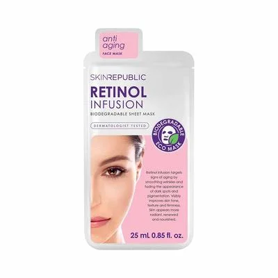 Static reducing spray-Skin Republic Retinol Infusion Mask