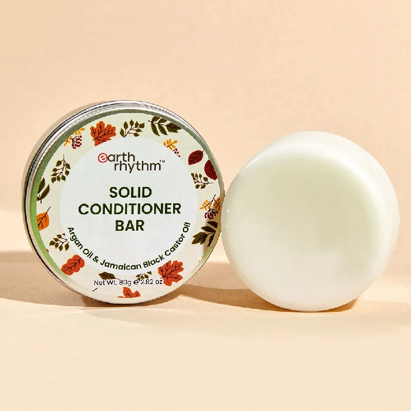 Natural hair care for dry waves-SOLID CONDITIONER BAR – ARGAN & BLACK CASTOR OIL