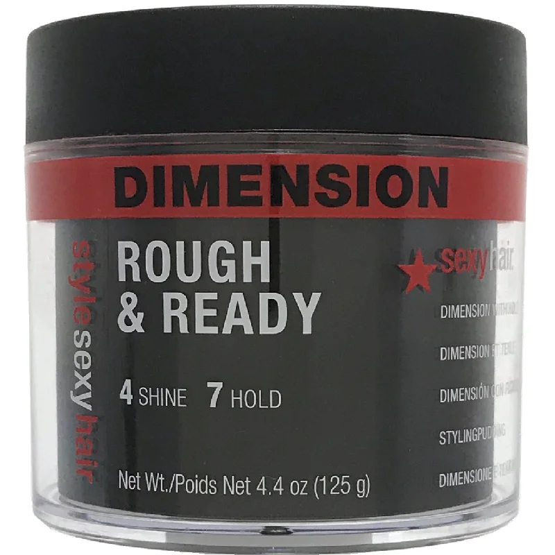 Scalp harmonizing cream-Style Sexy Hair Rough & Ready Dimension with Hold 4.4 oz