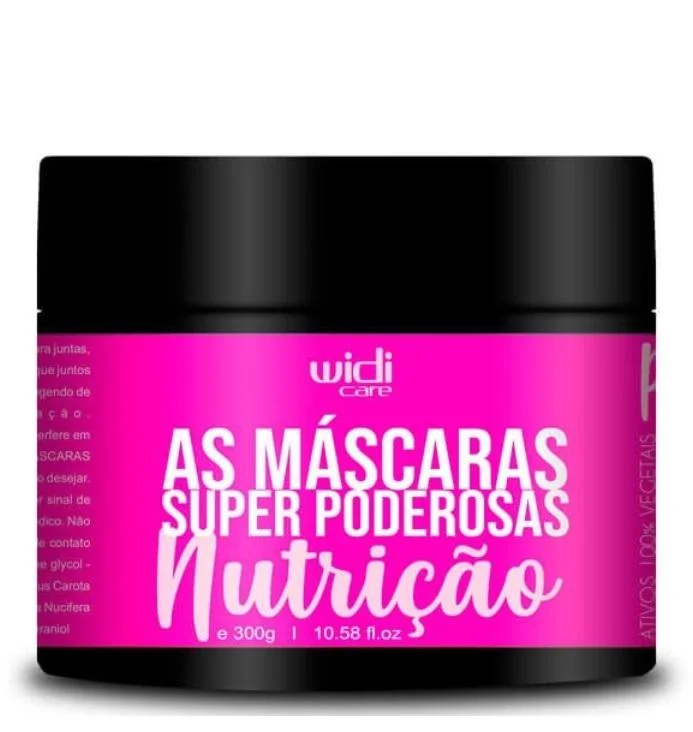 Hair care routine for hair sleekness-Super Poderosas Powerful Nutrition Capillary Schedule Mask 300g - Widi Care