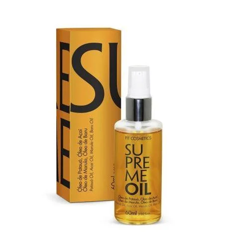 Flaxseed oil-Supreme Oil Finisher Patauá Acai Marula Baru Oils Blend 60ml - Fit Cosmetics