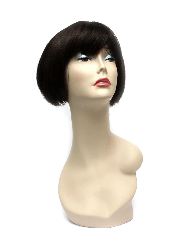 real person hair ring basic weave-BRAZILIAN HUMAN HAIR WIG - Vera