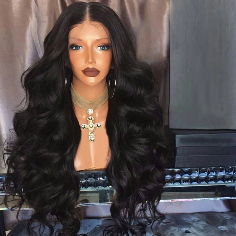 Synthetic wigs with wavy layers-VIP - Synthetic Lace Front Wig