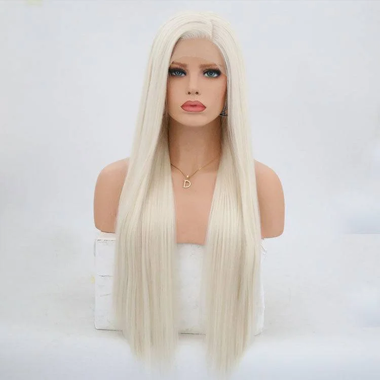 Synthetic wigs with subtle texture-VIP - Synthetic Lace Front Wig