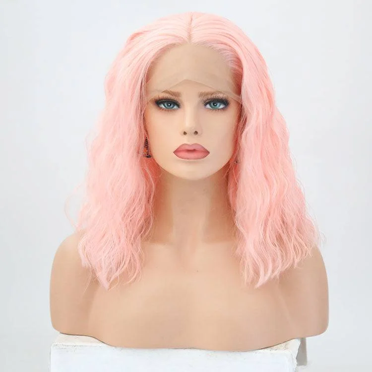 Synthetic wigs with soft lilac-VIP - Synthetic Lace Front Wig